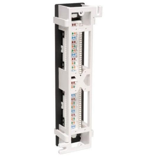 Tripp Lite N050-012 12-Port Wall-Mount Cat5E Patch Panel, 568B, Rj45 Ethernet, Taa
