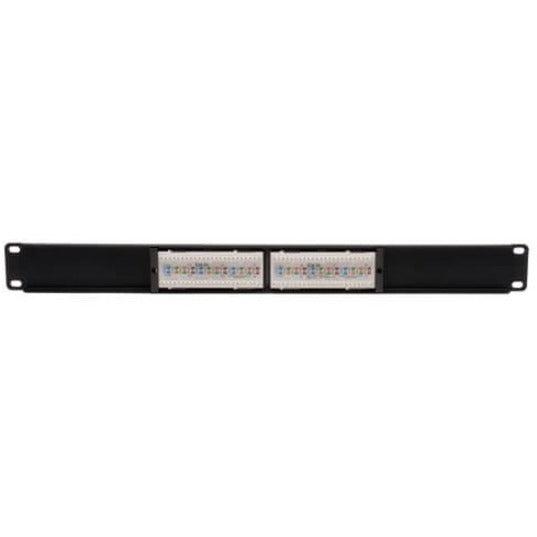 Tripp Lite N052-012 12-Port 1U Rack-Mount Cat5E 110 Patch Panel, 568B, Rj45 Ethernet, Taa