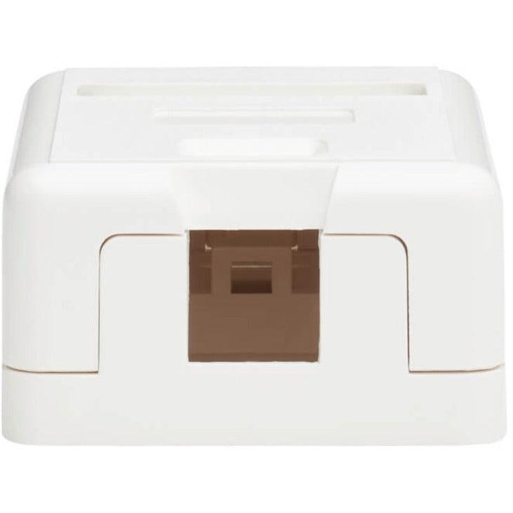 Tripp Lite N082-001-Wh Surface-Mount Box For Keystone Jack - 1 Port, White