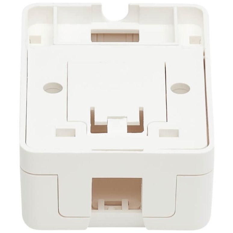Tripp Lite N082-001-Wh Surface-Mount Box For Keystone Jack - 1 Port, White