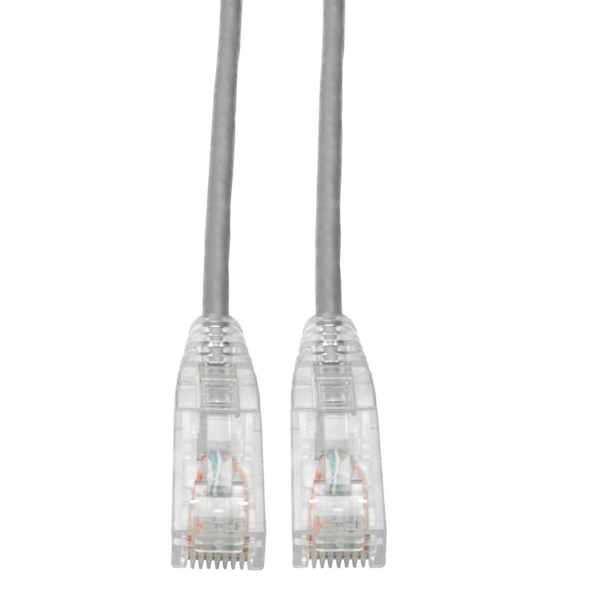 Tripp Lite N201-S07-Gy Cat6 Gigabit Snagless Slim Utp Ethernet Cable (Rj45 M/M), Gray, 7 Ft. (2.13 M)