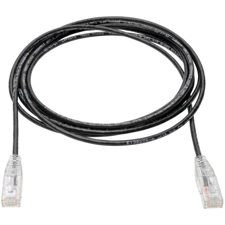 Tripp Lite N201-S15-Bk Cat6 Gigabit Snagless Slim Utp Ethernet Cable (Rj45 M/M), Black, 15 Ft. (4.57 M)