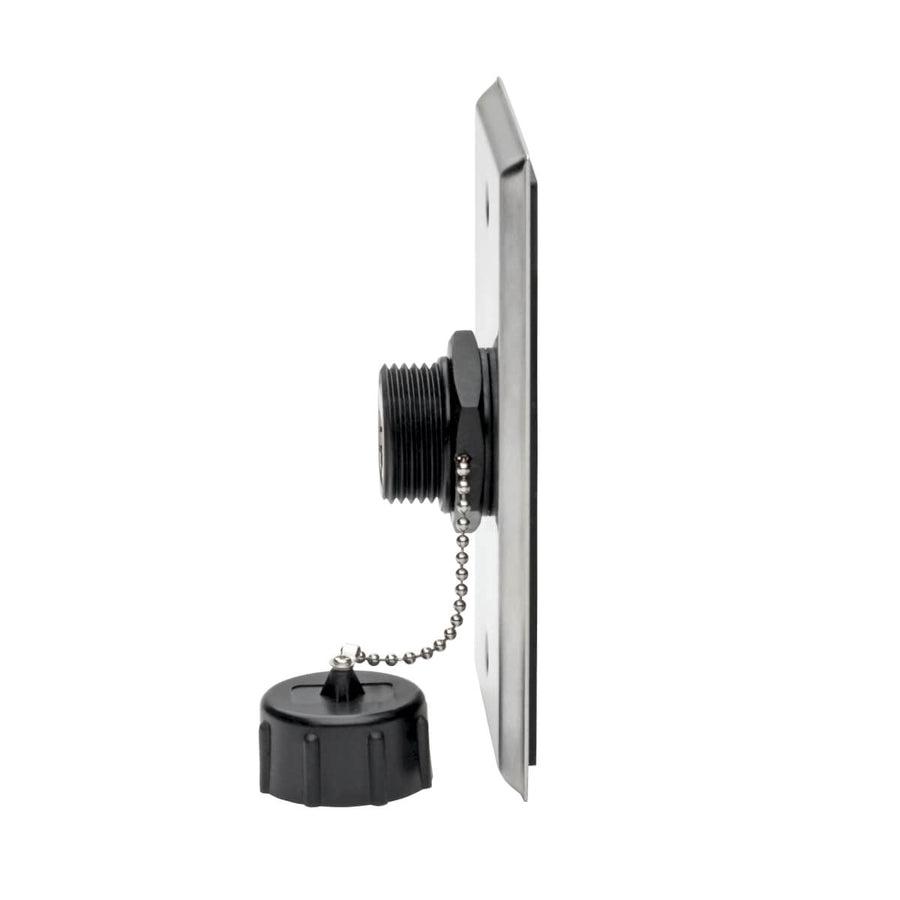 Tripp Lite N206-Bc01-Ind Rj45 Bulkhead Coupler For Cat5/Cat6, Female To Female, Shielded, Industrial, Dust Cap - Ip68, Taa