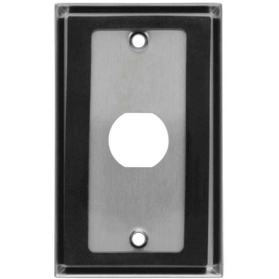 Tripp Lite N206-Fp01-Ind 1-Port Single Gang Faceplate, Stainless Steel, Industrial Grade, Ip44, Taa