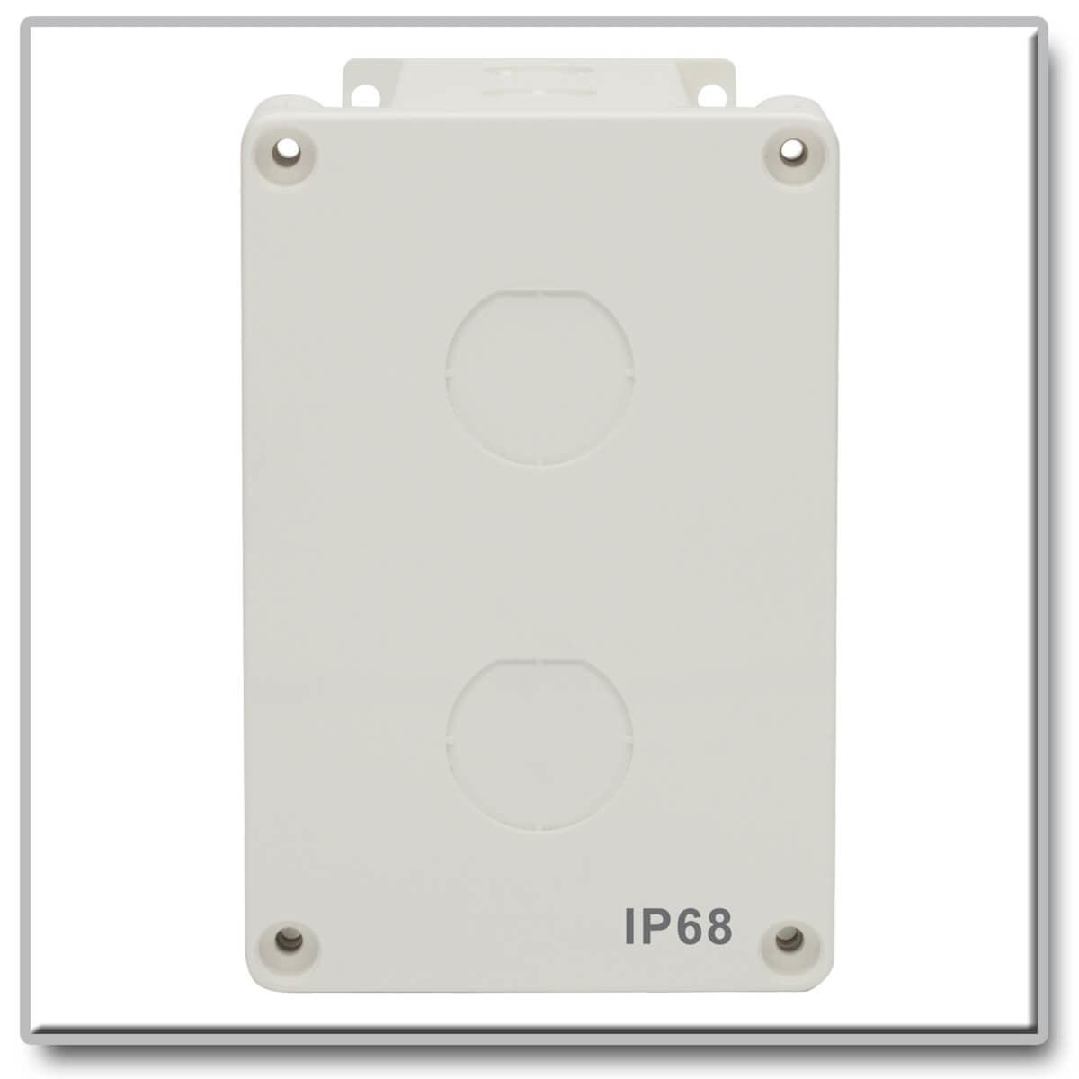 Tripp Lite N206-Sb01-Ind Waterproof Electrical Junction Box - Surface Mount, Industrial, Single Gang, Ip68, Taa, 2 Cutouts