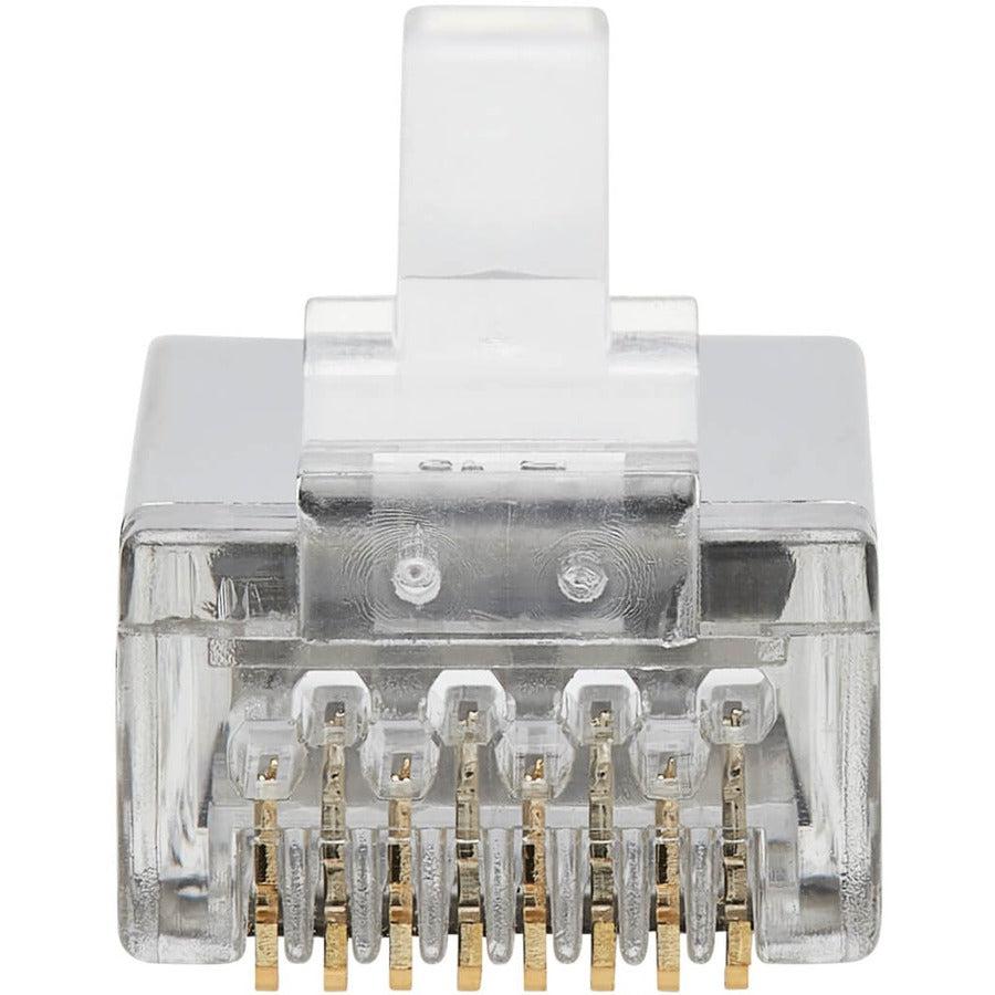 Tripp Lite N232-100-Ftp Cat6 Rj45 Pass-Through Ftp Modular Plug, 100 Pack