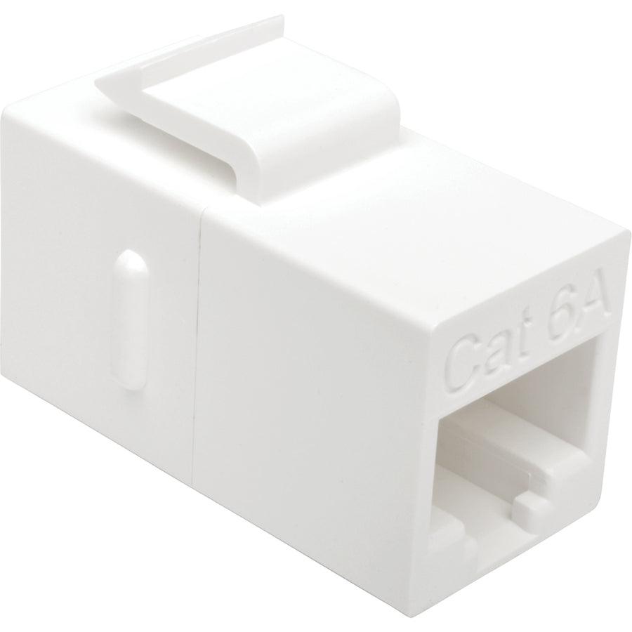 Tripp Lite N235-001-6A Cat6A Straight-Through Modular In-Line Snap-In Coupler (Rj45 F/F), Taa