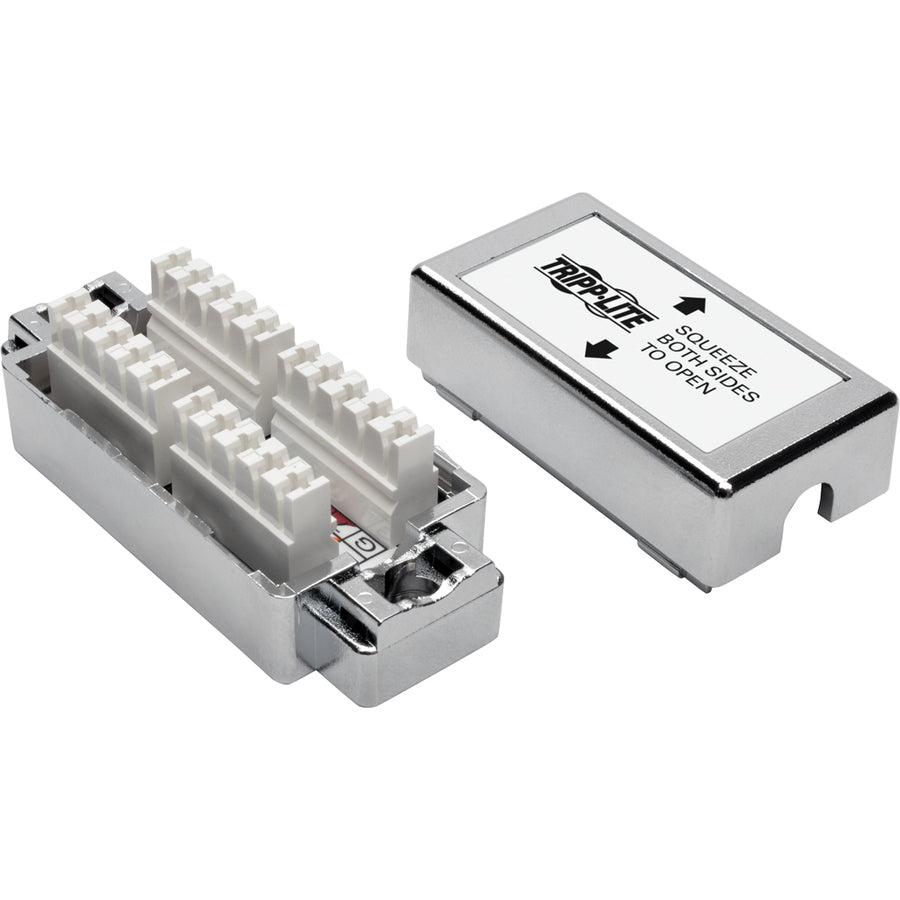Tripp Lite N237-001-Sh Cat5E/6 Shielded Surface-Mount Junction Box, 110 Idc, Taa