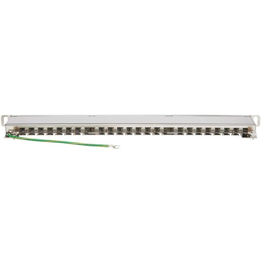 Tripp Lite N252-024-Hu-Shk Cat5E/Cat6 24-Port Patch Panel - Shielded, Krone Idc, 568A/B, Rj45 Ethernet, 0.5U Rack-Mount, Taa