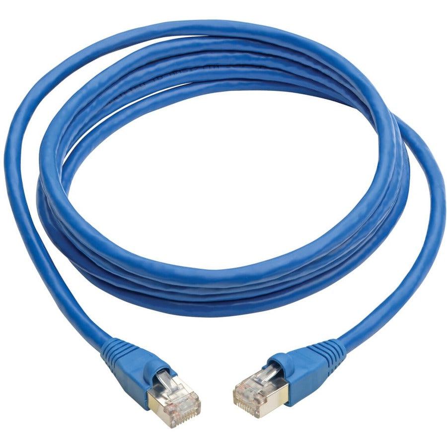 Tripp Lite N262-012-Bl Cat6A 10G-Certified Snagless Shielded Stp Ethernet Cable (Rj45 M/M), Poe, Blue, 12 Ft. (3.66 M)