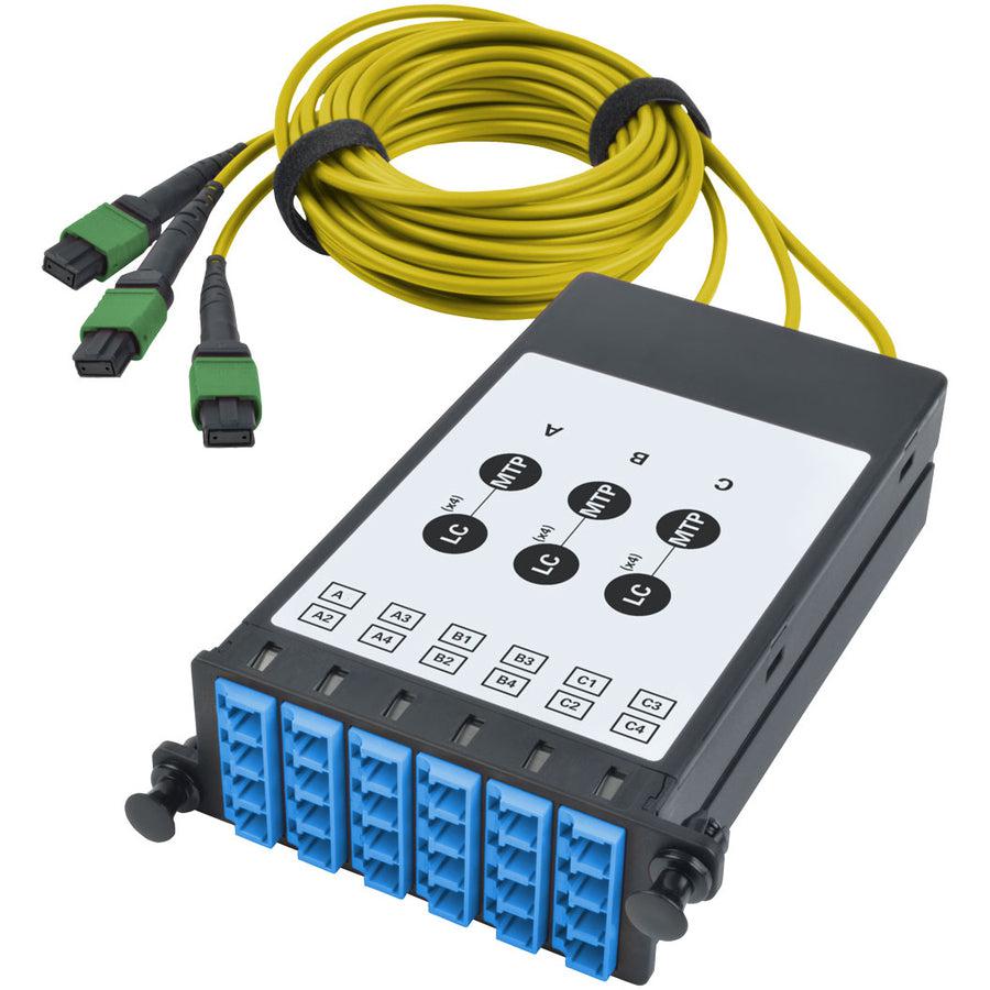 Tripp Lite N482-3M8L12S-B 40/100Gb Fiber Breakout Cassette With Built-In Mtp Cables, 40Gb To 4 X
