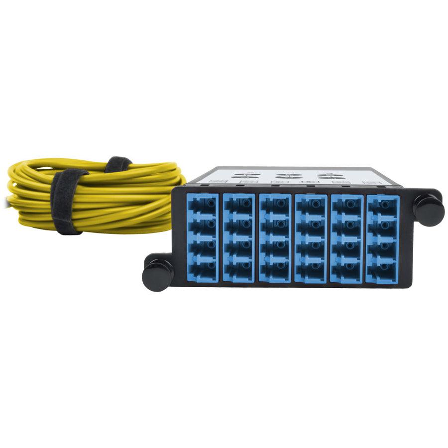 Tripp Lite N482-3M8L12S-B 40/100Gb Fiber Breakout Cassette With Built-In Mtp Cables, 40Gb To 4 X