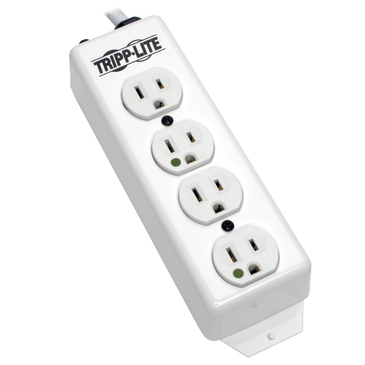 Tripp Lite Not For Patient-Care Vicinity  Ul 1363 Medical-Grade Power Strip With 4 Hospital-Grade Outlets, 15 Ft. Cord