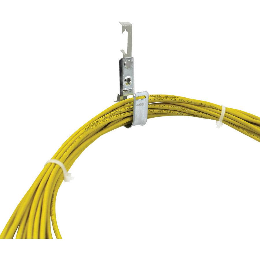 Tripp Lite Ncm-Jhc08-25 J-Hook Cable Support - 3/4”, Batwing, Galvanized Steel, 25 Pack