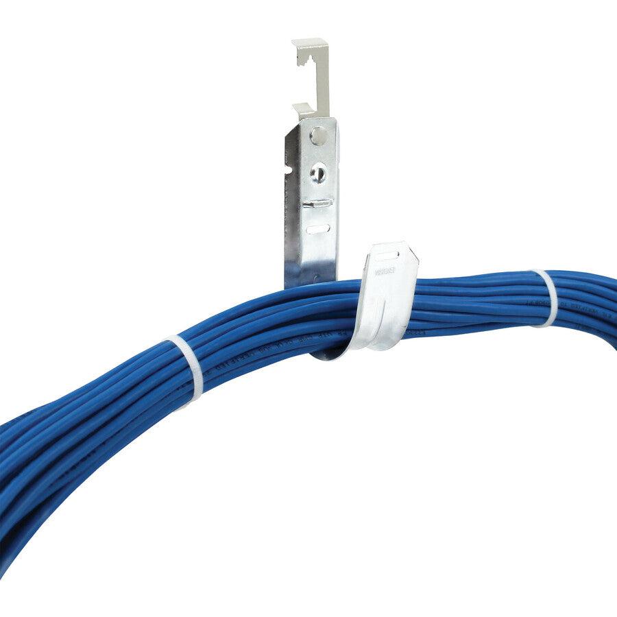 Tripp Lite Ncm-Jhc13-25 J-Hook Cable Support - 1-5/16”, Batwing, Galvanized Steel, 25 Pack