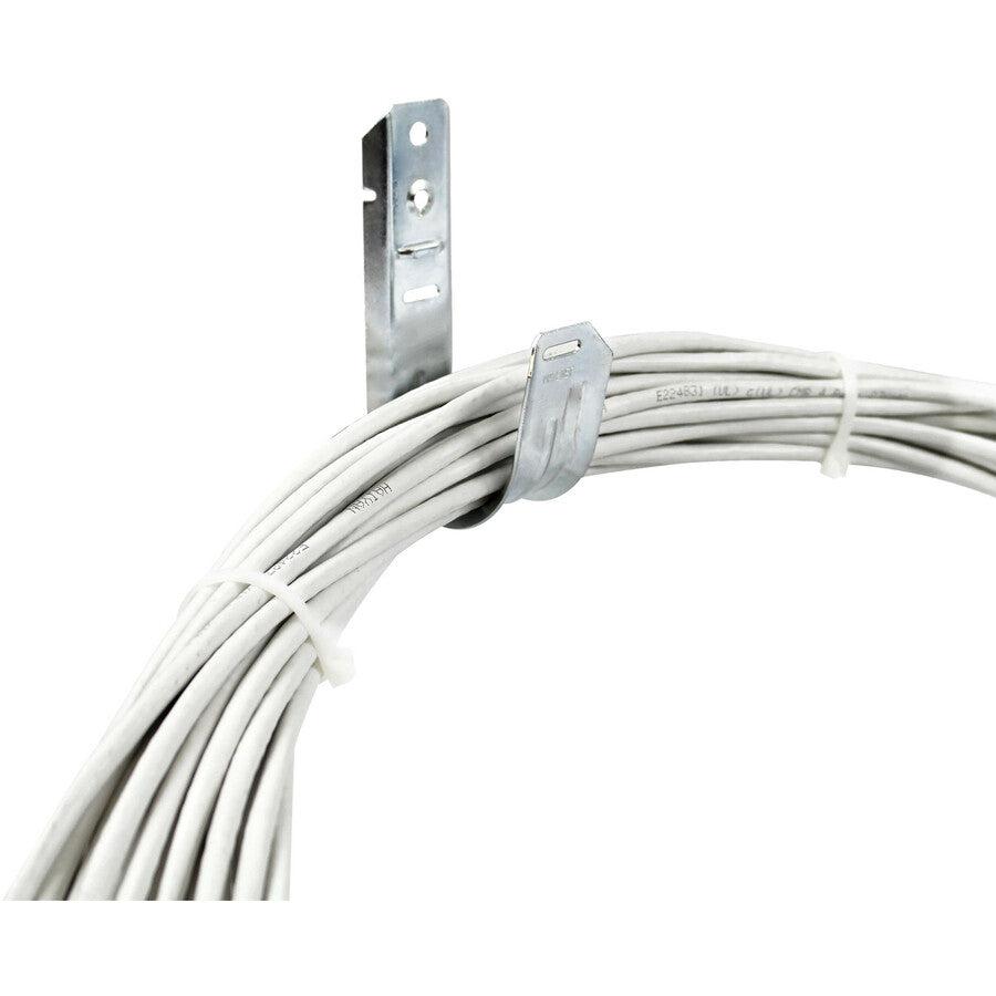 Tripp Lite Ncm-Jhw20-25 J-Hook Cable Support - 2", Wall Mount, Galvanized Steel, 25 Pack