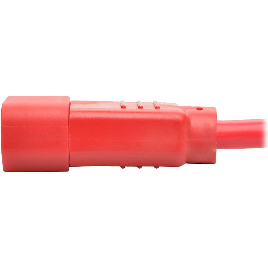 Tripp Lite P004-003-Ard Pdu Power Cord, C13 To C14 - 10A, 250V, 18 Awg, 3 Ft. (0.91 M), Red