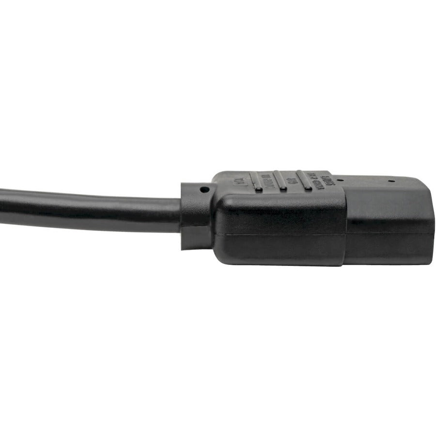 Tripp Lite P004-006 Pdu Power Cord, C13 To C14 - 10A, 250V, 18 Awg, 6 Ft. (1.83 M), Black