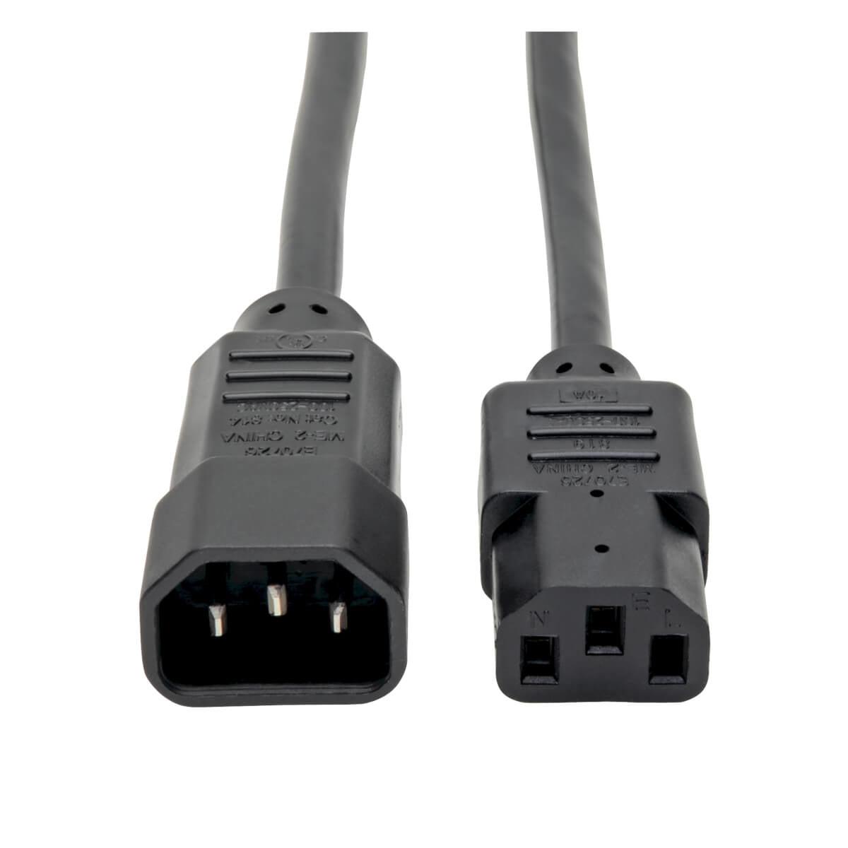 Tripp Lite P004-008 Pdu Power Cord, C13 To C14 - 10A, 250V, 18 Awg, 8 Ft. (2.43 M), Black
