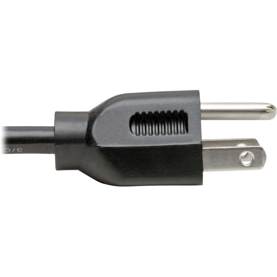 Tripp Lite P004-18N-2C13 Power Cord Splitter, C14 To 2Xc13 Pdu Style - 10A, 250V, 18 Awg, 18-In. (45.72 Cm), Black