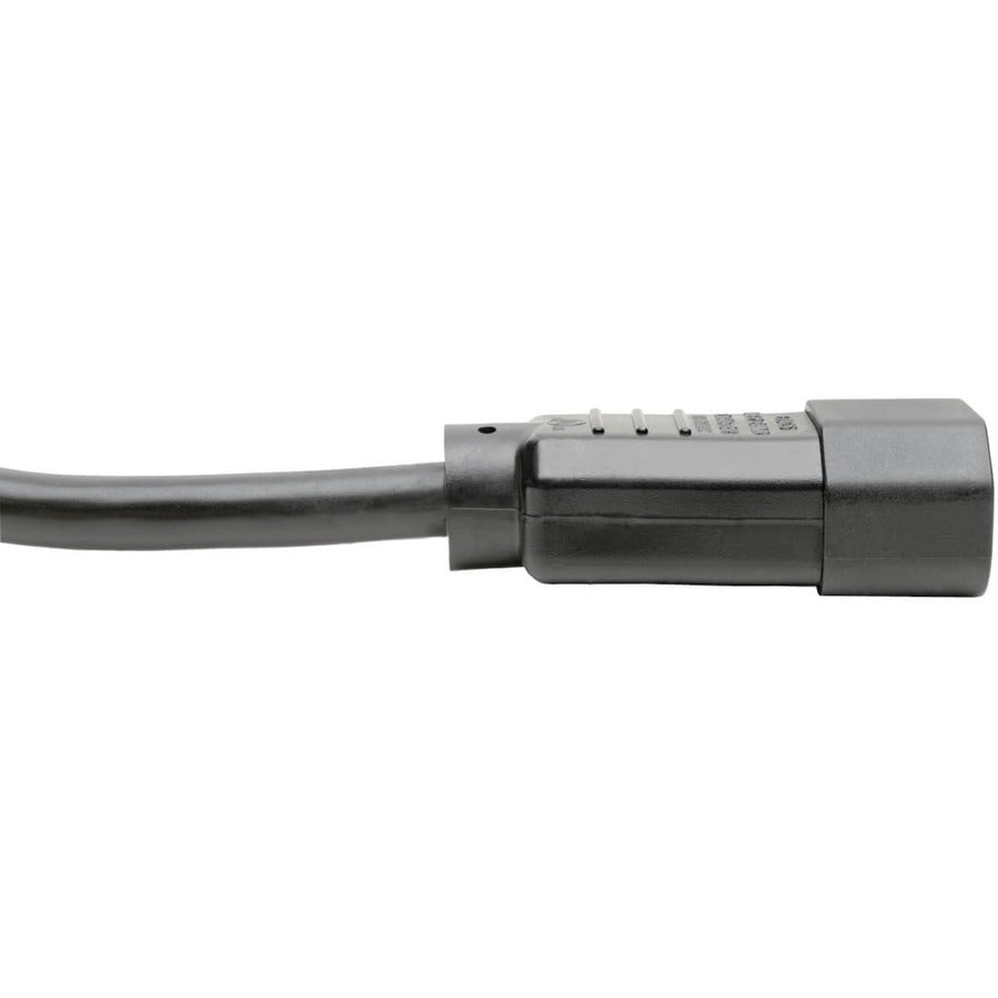 Tripp Lite P005-010 Heavy-Duty Pdu Power Cord, C13 To C14 - 15A, 250V, 14 Awg, 10 Ft. (3.05 M), Black