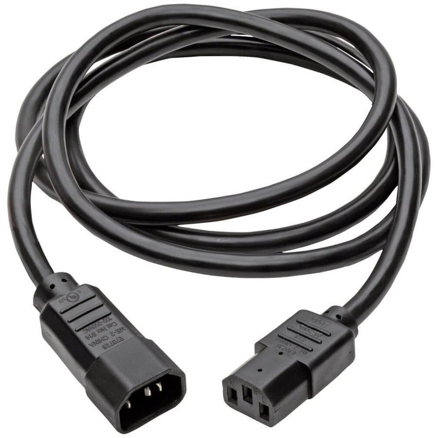 Tripp Lite P005-010 Heavy-Duty Pdu Power Cord, C13 To C14 - 15A, 250V, 14 Awg, 10 Ft. (3.05 M), Black
