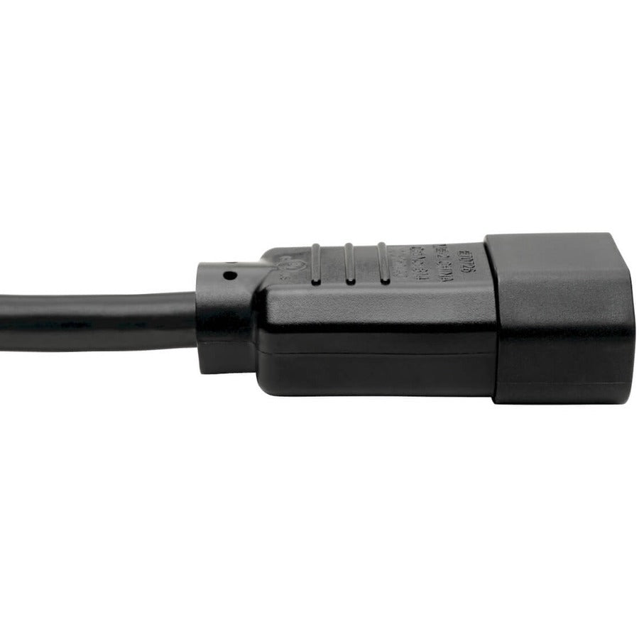 Tripp Lite P018-010 Power Cord C14 To C15 - Heavy-Duty, 15A, 250V, 14 Awg, 10 Ft. (3.05 M), Black