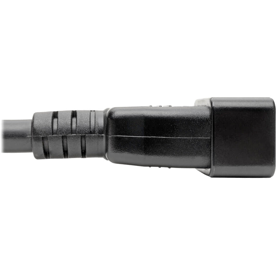 Tripp Lite P032-003 C20 To C13 Power Cord For Computer - Heavy-Duty, 15A, 100-250V, 14 Awg, 3 Ft. (0.91 M), Black