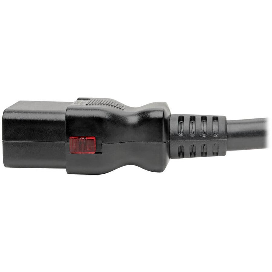 Tripp Lite P036-L06 Power Extension Cord, Locking C19 To C20 - Heavy-Duty, 20A, 100-250V, 12 Awg, 6 Ft. (1.83 M), Black