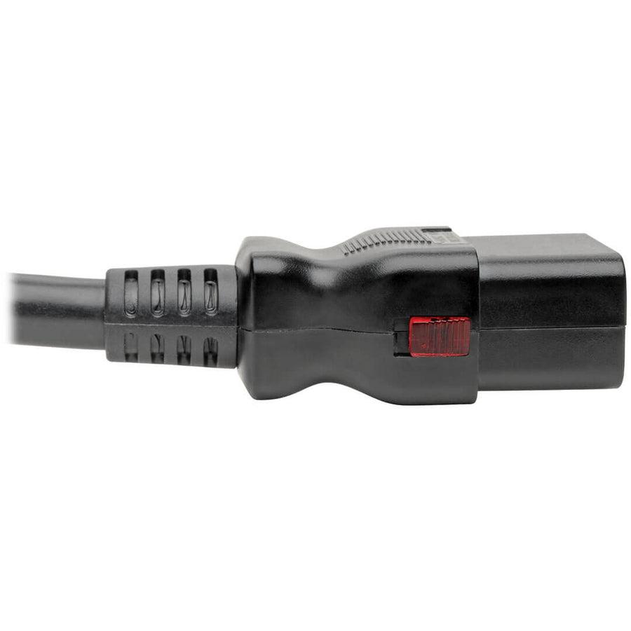 Tripp Lite P036-L06 Power Extension Cord, Locking C19 To C20 - Heavy-Duty, 20A, 100-250V, 12 Awg, 6 Ft. (1.83 M), Black