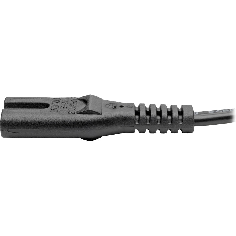 Tripp Lite P061-006 Uk Computer Power Cord - Bs1363 To C7, 2.5A, 250V, 18 Awg, 6 Ft. (1.83 M), Black