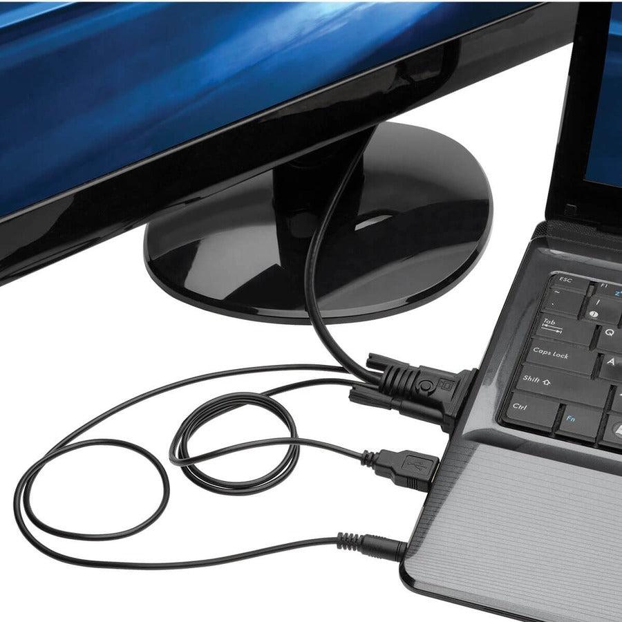 Tripp Lite P116-006-Hdmi-A Vga To Hdmi Adapter Cable With Audio And Usb Power (M/M), 1080P 60 Hz, 6 Ft. (1.8 M)