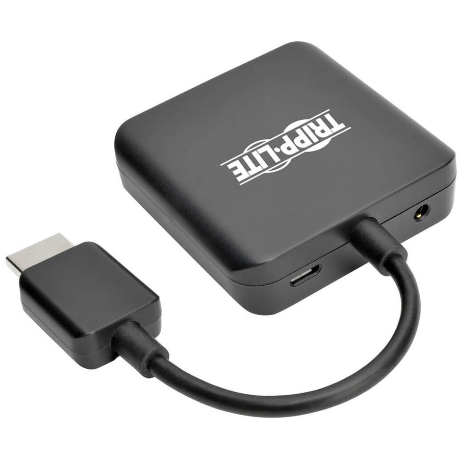 Tripp Lite P130-06N-Audio 4K Hdmi Audio De-Embedder/Extractor With Toslink And 3.5 Mm Stereo Output, 5.1 Channel, Hdcp, 4K 30Hz, 6-In. (15.24 Cm)