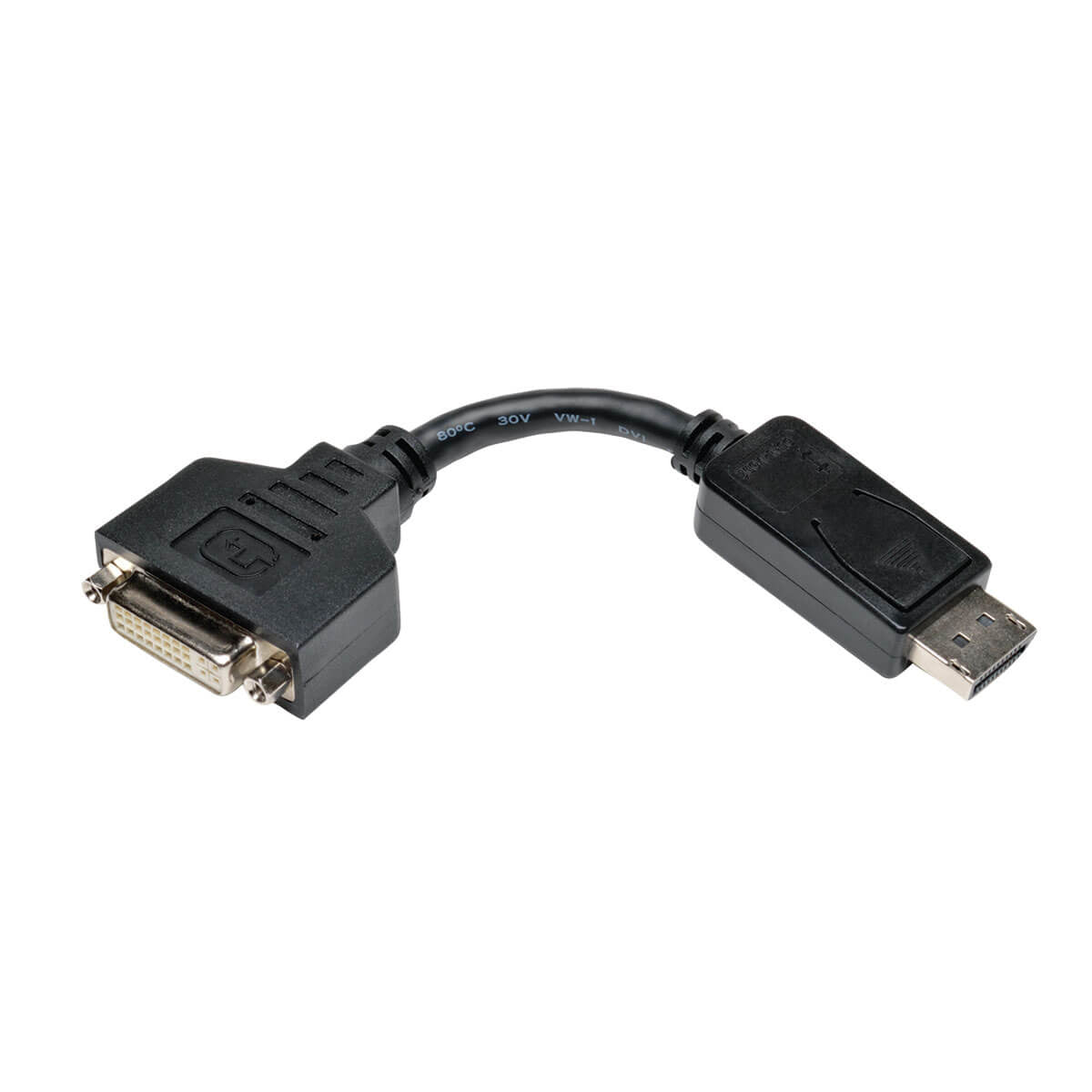 Tripp Lite P134-000-50Bk Displayport To Dvi Cable Adapter, Converter For Dp-M To Dvi-I-F, 6-In. (15.24 Cm), 50 Pack