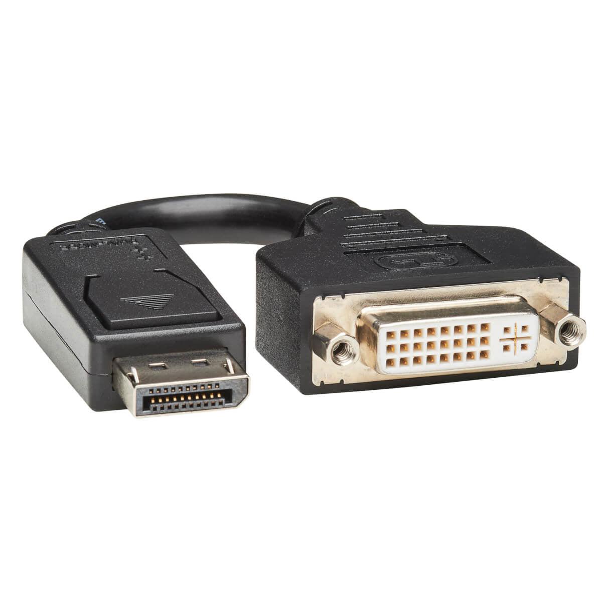 Tripp Lite P134-000 Displayport To Dvi-I Adapter Cable (M/F), 6 In. (15.2 Cm)
