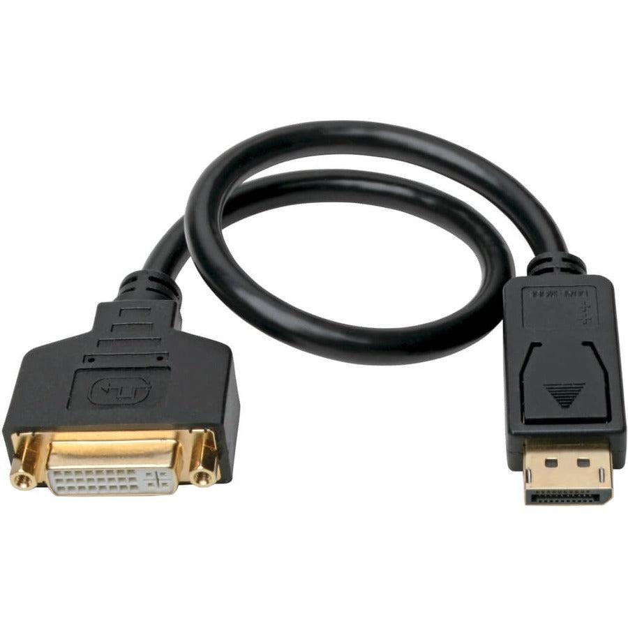 Tripp Lite P134-001-Gc Displayport To Dvi Adapter Video Converter, Black (M/F), 1 Ft. (0.31 M)