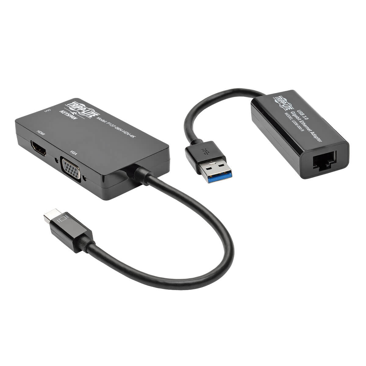 Tripp Lite P137-Ghdv-V2-K 4K Video And Ethernet 2-In-1 Accessory Kit For Microsoft Surface And Surface Pro With Rj45, Dvi, Vga And Hdmi Ports