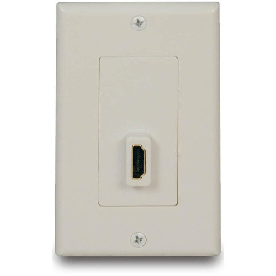 Tripp Lite P166-001-P Hdmi Send/Receive Pass-Through Wallplate, White (F/F)