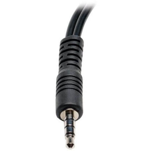 Tripp Lite P318-06N-Mff 3.5 Mm 3-Position To 3.5 Mm 4-Position Audio Headset Splitter Adapter Cable (2Xf/M), 6 In. (15.2 Cm)