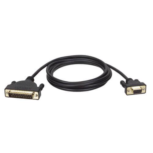 Tripp Lite P404-006 At Serial Modem Gold Cable (Db25 To Db9 M/F), 6 Ft. (1.83 M)