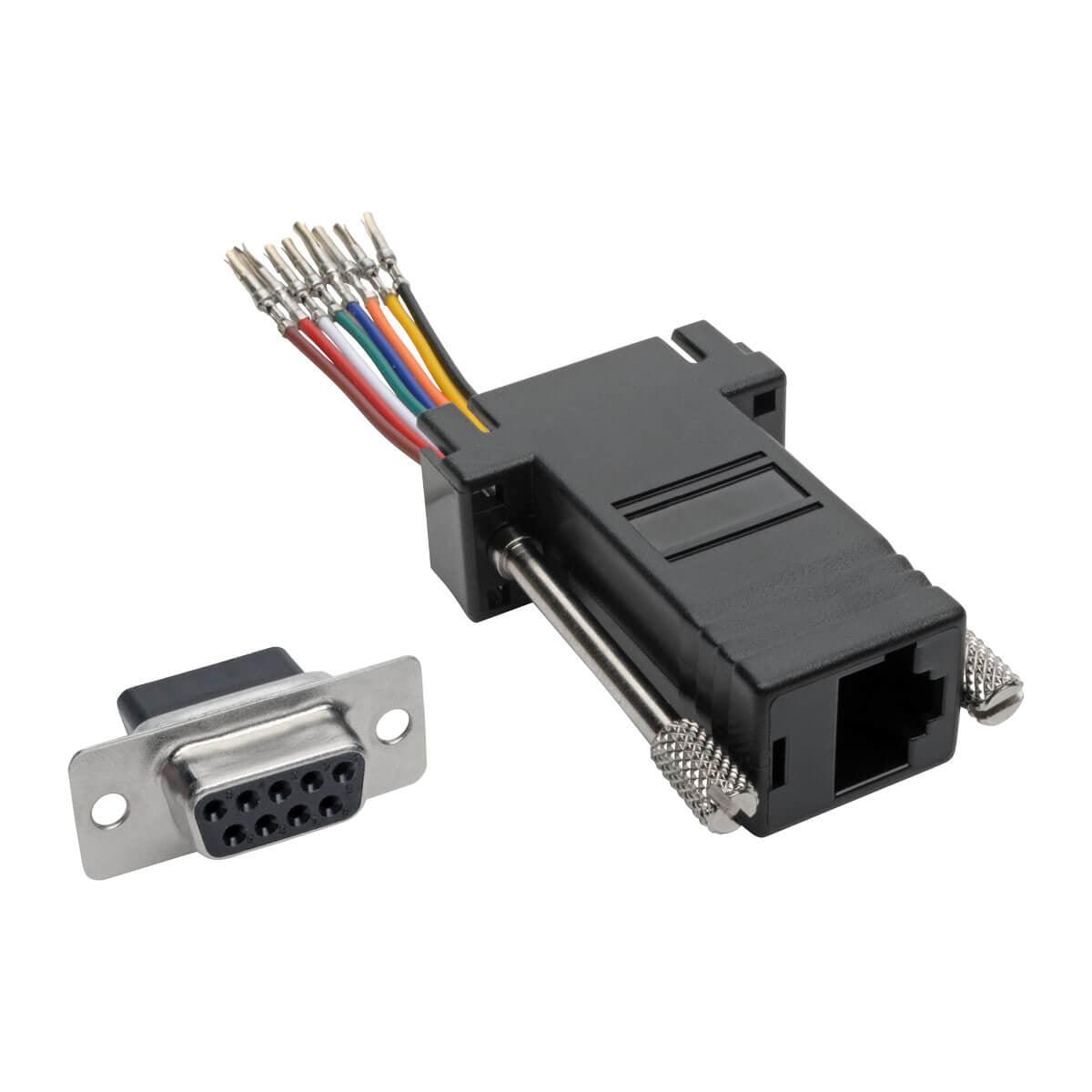 Tripp Lite P440-89Ff Db9 To Rj45 Modular Serial Adapter (F/F), Rs-232, Rs-422, Rs-485