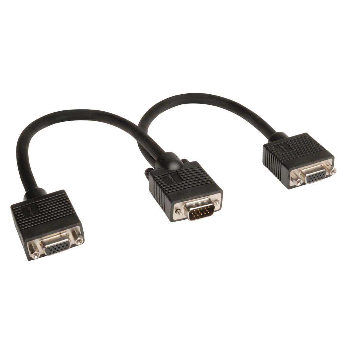 Tripp Lite P516-001 Vga Monitor Y Splitter Cable (Hd15 M/2Xf), 1 Ft. (0.31 M)