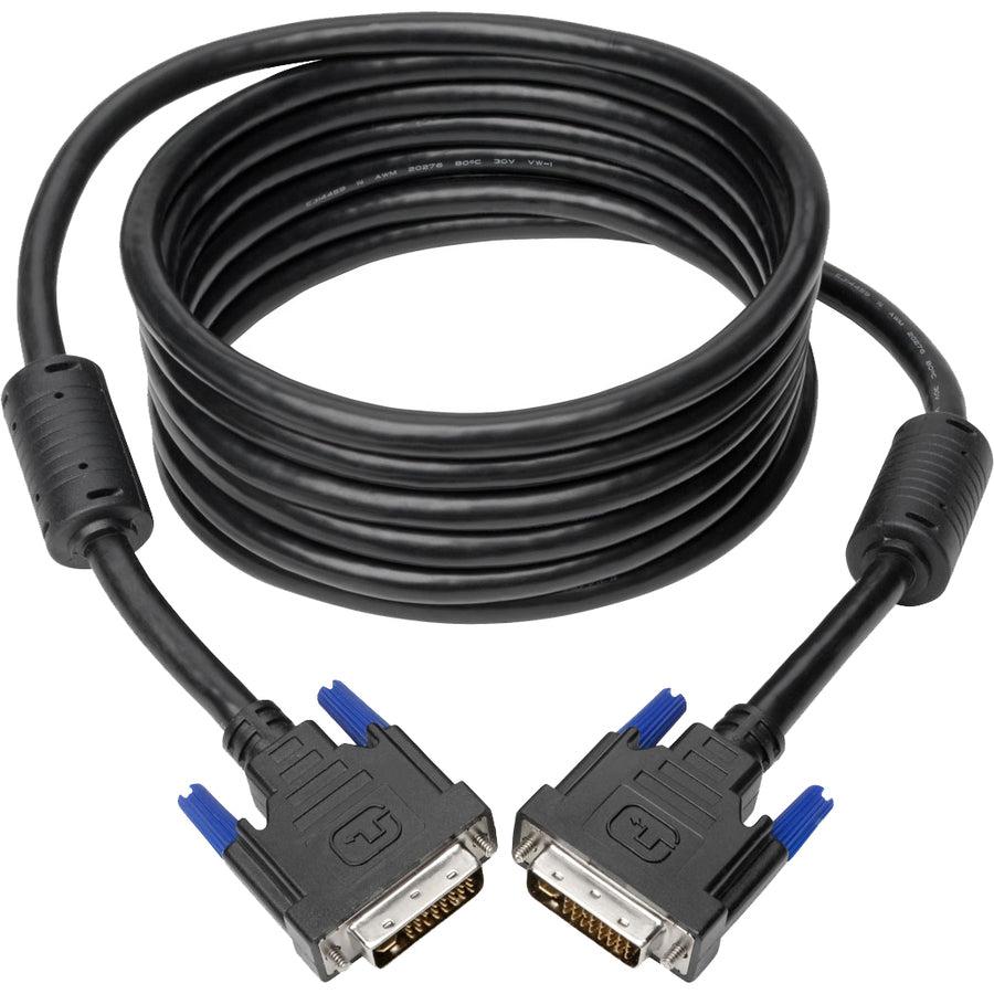 Tripp Lite P560-010-Dli Dvi-I Dual Link Digital And Analog Monitor Cable (Dvi-I M/M), 10 Ft. (3.05 M)
