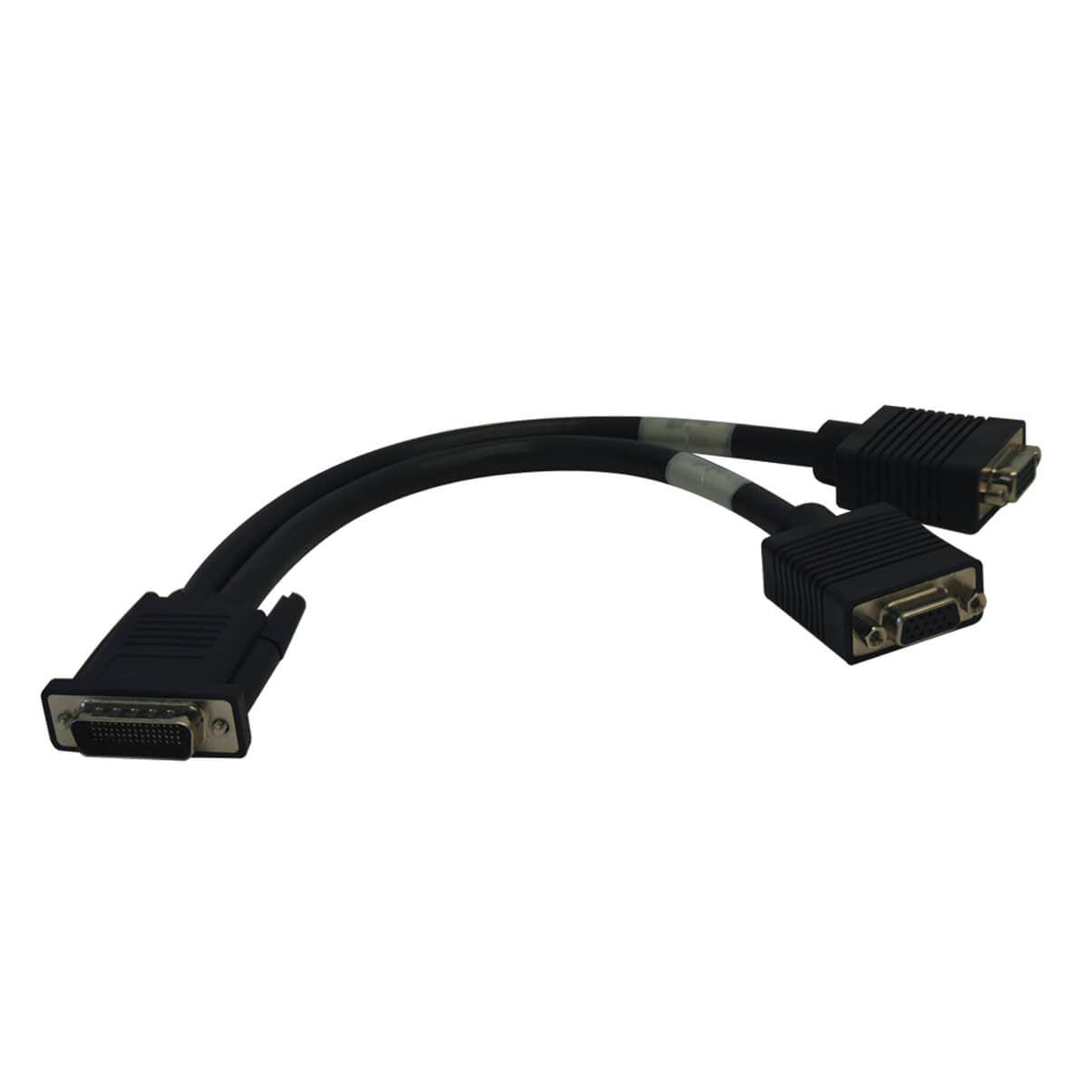 Tripp Lite P574-001 Dms-59 To Dual Vga Splitter Y Cable (M To 2Xf), 1 Ft. (0.31 M)