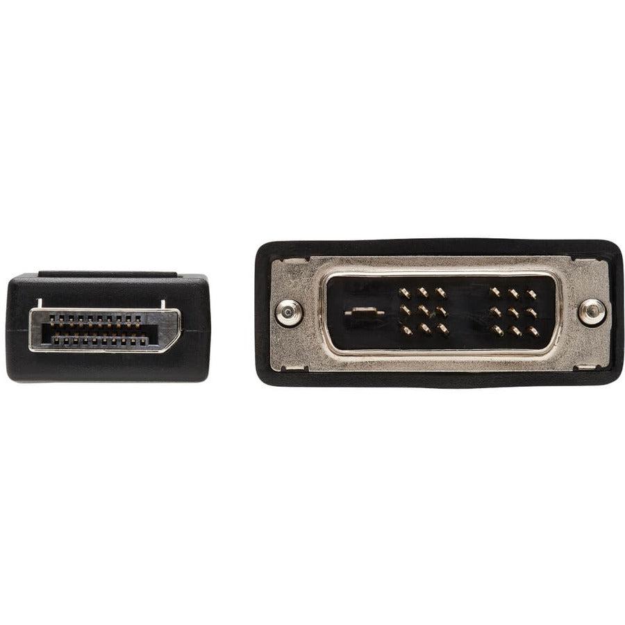 Tripp Lite P581-010 Displayport To Dvi Adapter Cable (Dp With Latches To Dvi-D Single Link M/M), 10 Ft. (3.1 M)