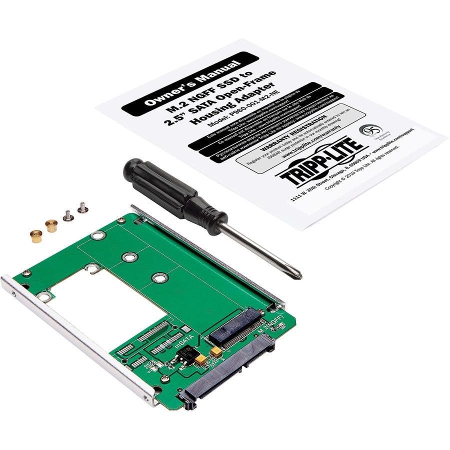 Tripp Lite P960-001-M2-Ne M.2 Ngff Ssd (B-Key) To 2.5 In. Sata Open-Frame Housing Adapter