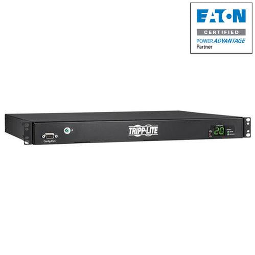 Tripp Lite Pdumh20Hvats 3.8Kw 200–240V Single-Phase Ats/Local Metered Pdu - 8 C13 And 2 C19 Outlets, Dual C20 Inlets, 12 Ft. Cords, 1U, Taa