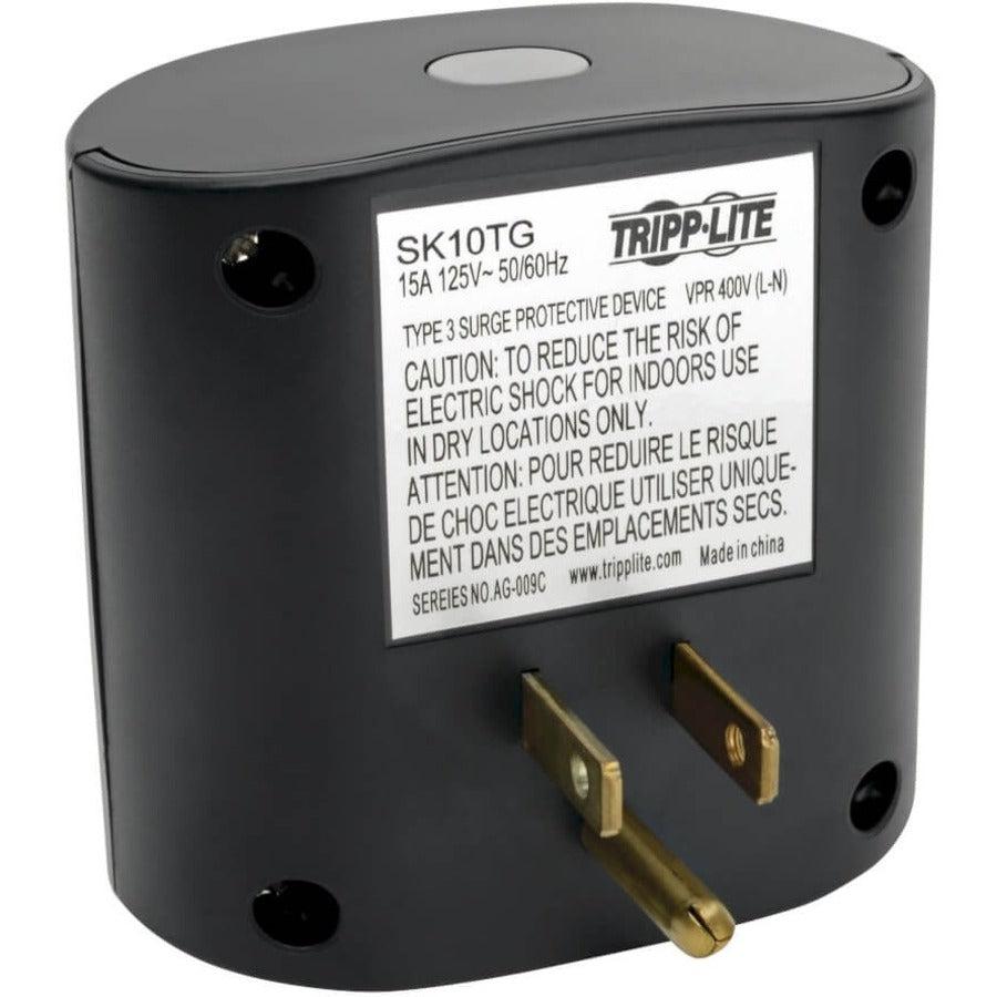 Tripp Lite Protect It! 1-Outlet Surge Protector, Direct Plug-In, 350 Joules, Timer Selection Switch