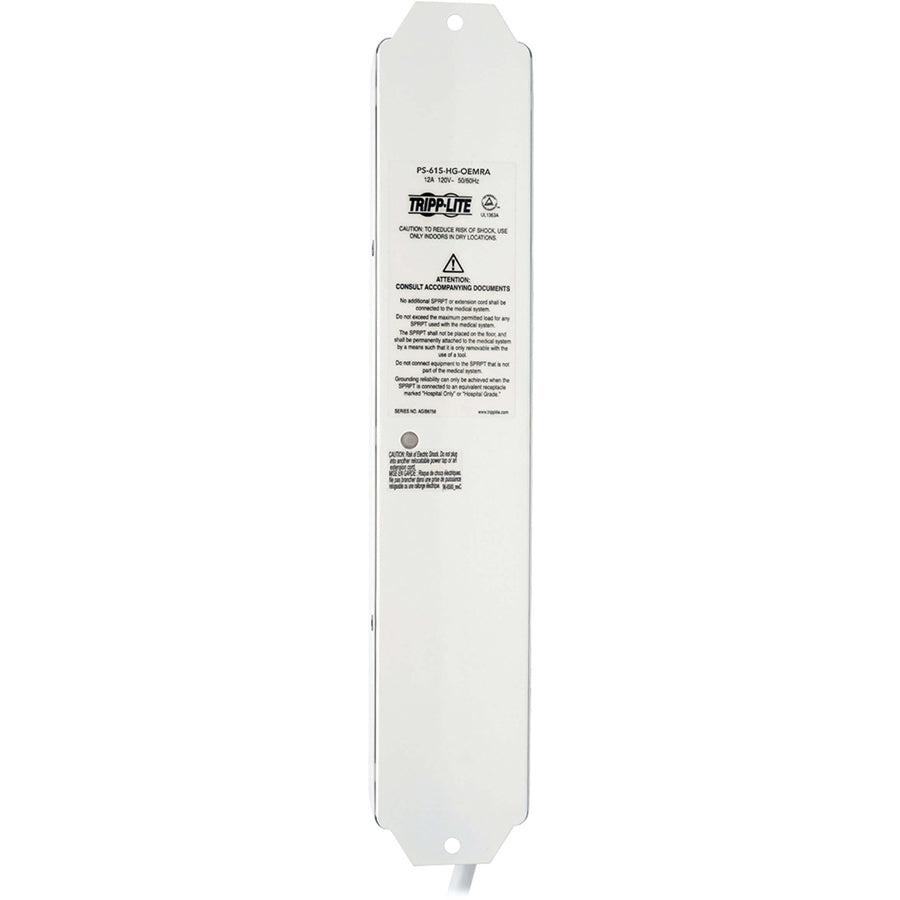 Tripp Lite Ps-615-Hg-Oemra Surge Protector White 6 Ac Outlet(S) 120 V 4.57 M