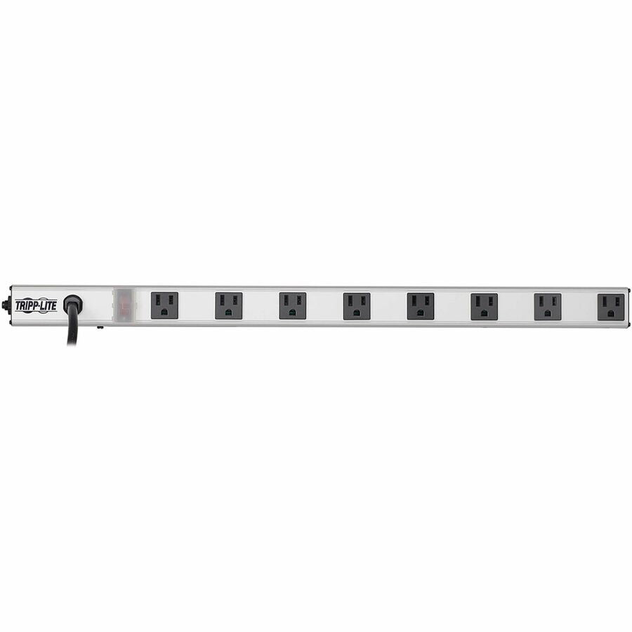 Tripp Lite Ps2408Ra Surge Protector Black, Grey 8 Ac Outlet(S) 120 V 4.572 M